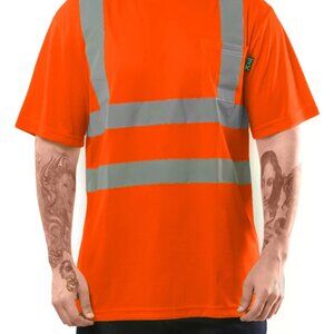 Kolossus |ANSI Class 2 High Visibility Short Sleeve Shirt Orange 3XL NWT